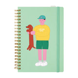 King Jim Hitotoki Note Ring Notebook - Comic Size