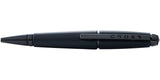 Edge Matte Black Lacquer Rollerball Pen Detail