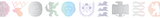 King Jim SODA Transparent Masking Tape - Emblem