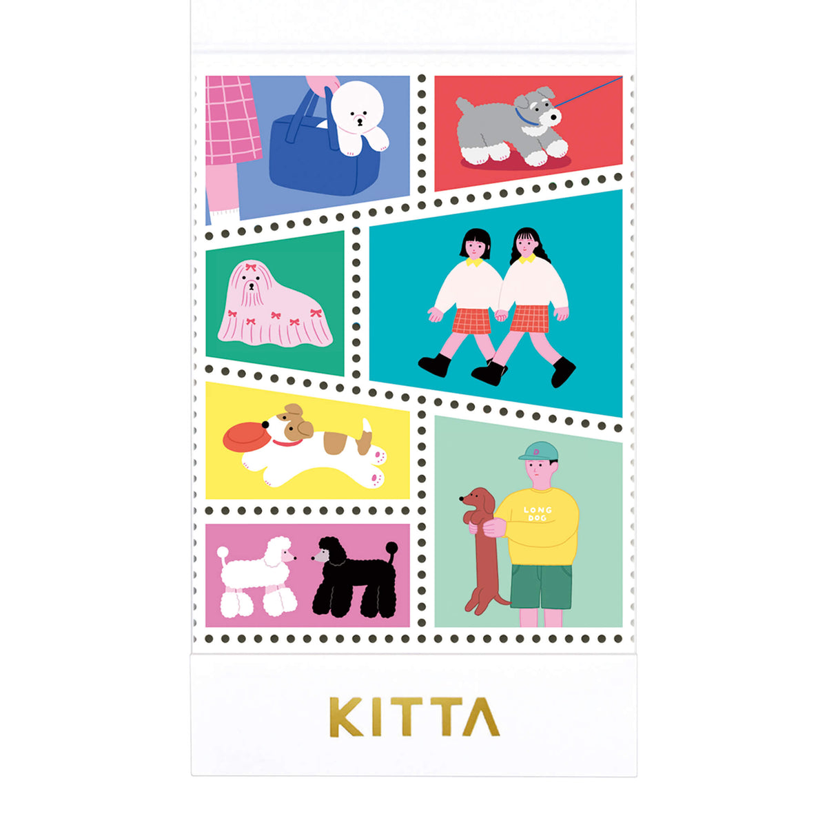 KITTA Portable Washi Decorative Tape - Special - Doggy