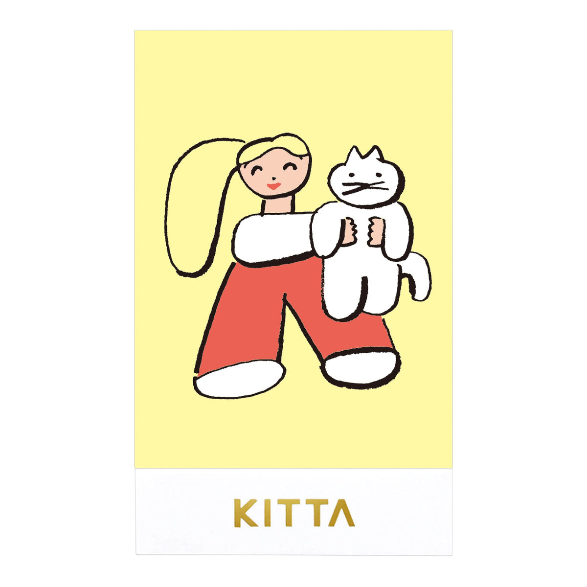 KITTA Portable Washi Decorative Tape - Clear - Playmates