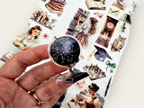 CoraCreaCrafts Light Academia Transparent Tape