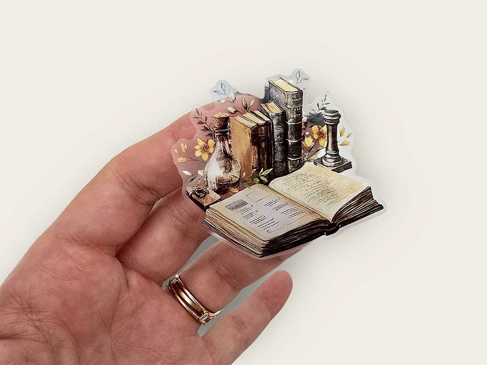 CoraCreaCrafts Light Academia Transparent Tape