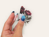 CoraCreaCrafts Moody Flowers Sticker Tin Box