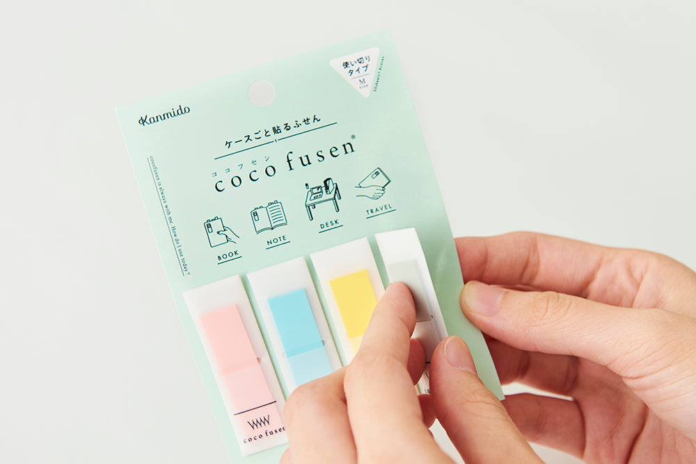 Kanmido Coco Fusen Color Sticky Notes - Medium
