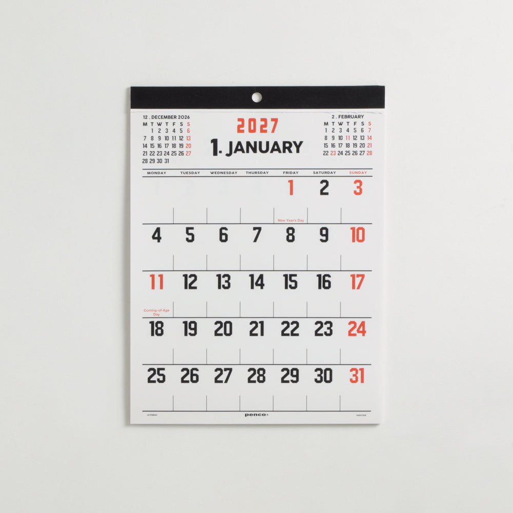 Penco 2027 Calendar