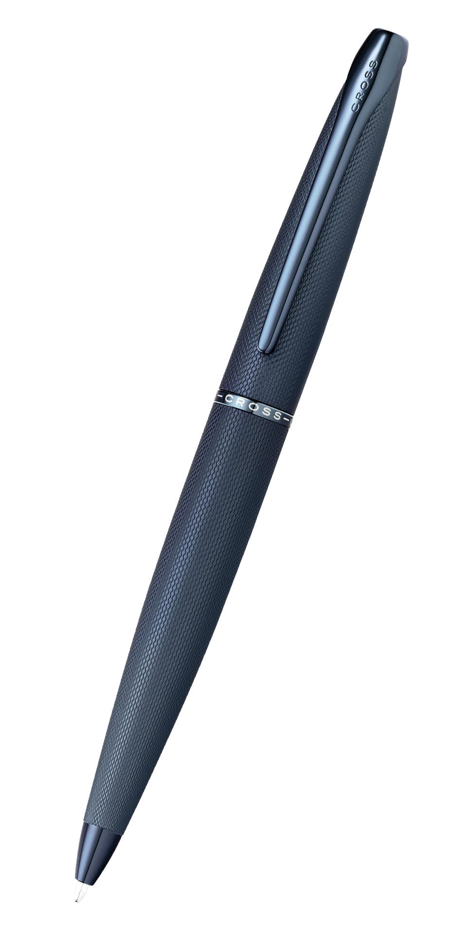ATX Sandblasted Dark Blue Ballpoint Pen - view 1