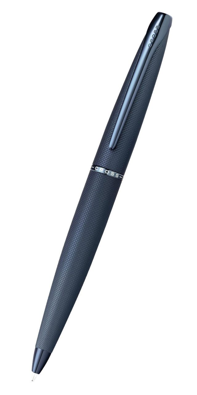 ATX Sandblasted Dark Blue Ballpoint Pen - view 1