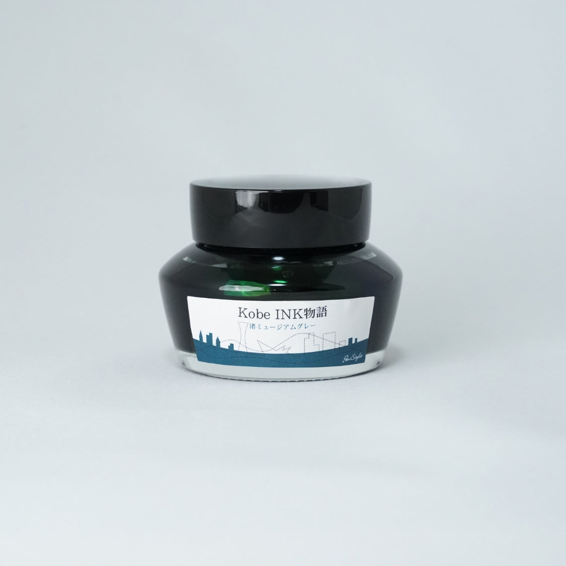 Nagasawa Kobe Ink 50ml Bottled Ink - Ink Story Vol. 46 Nagisa Museum Gray