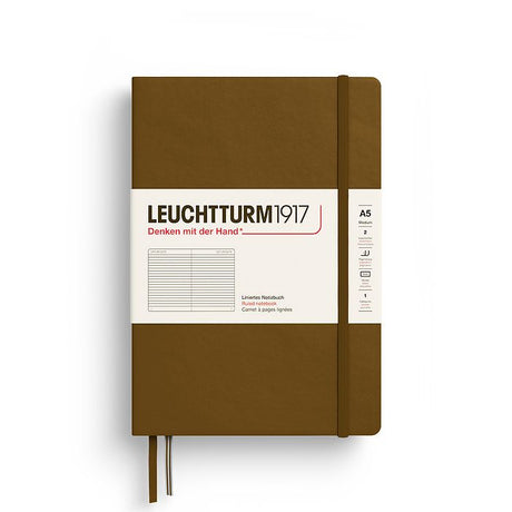 Leuchtturm A5 Hardcover Notebook - Ruled
