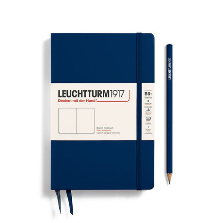 Leuchtturm B6+ Hardcover Notebook - Plain