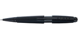 Edge Matte Black Lacquer Rollerball Pen Detail