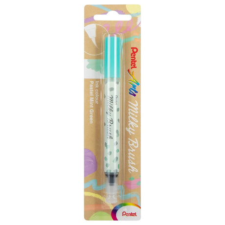 Pentel Arts Milky Brush Pen - Pastel Mint Green