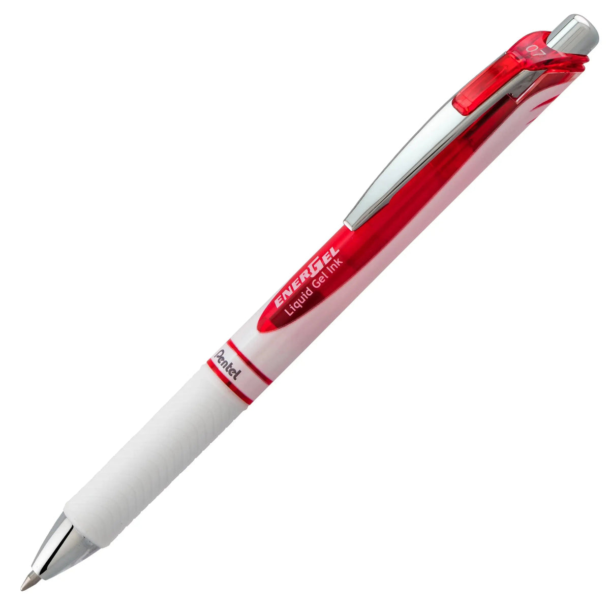 Pentel EnerGel Pearl Retractable Gel Pen - Red / .7mm
