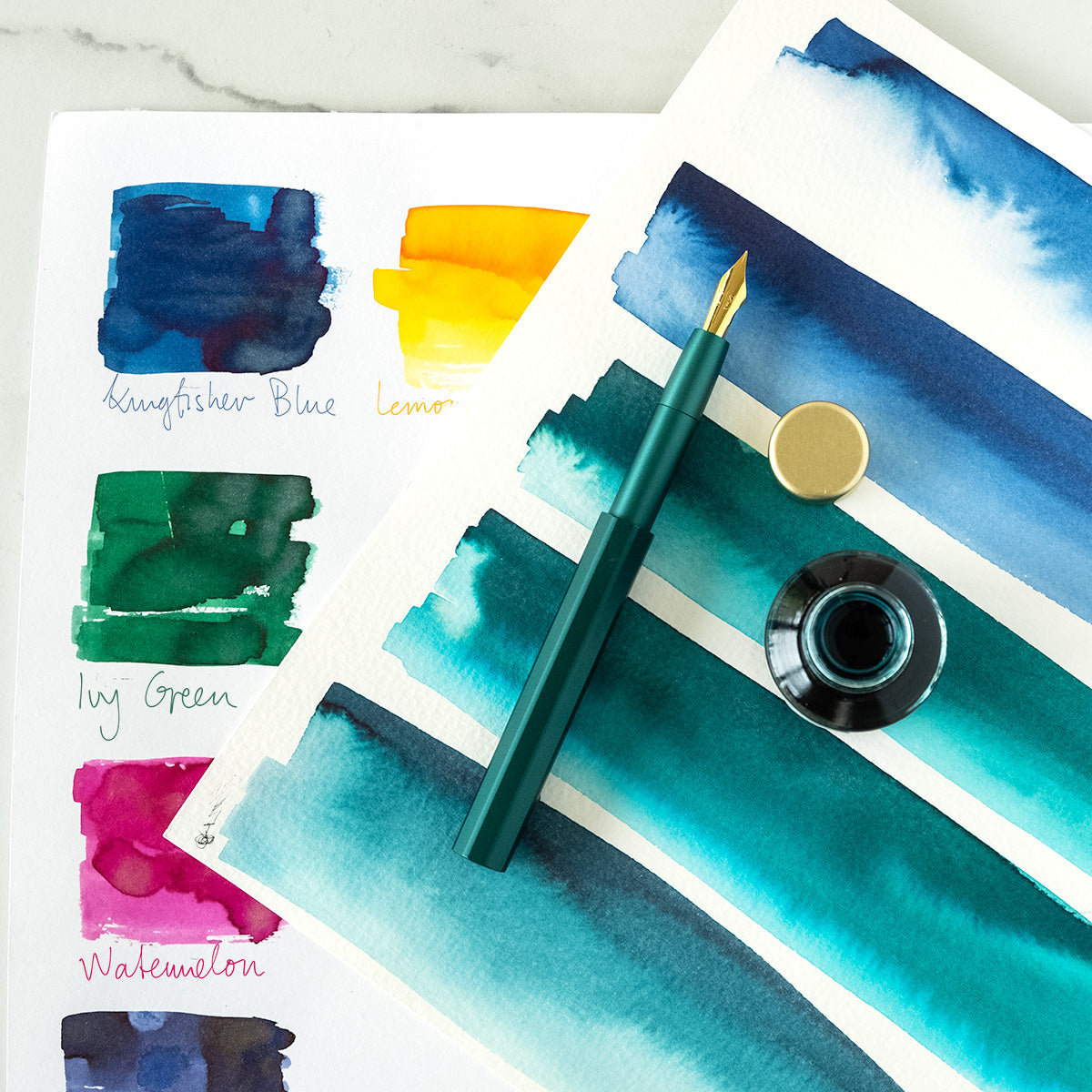 Tom's Studio The Studio Pocket Fountain Pen - Ivy