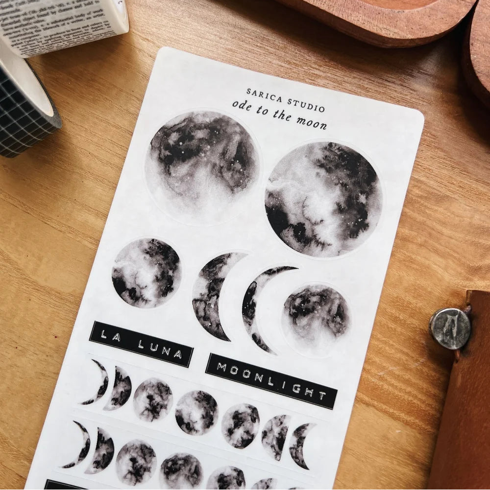 Sarica Studio Ode to the Moon Stickers
