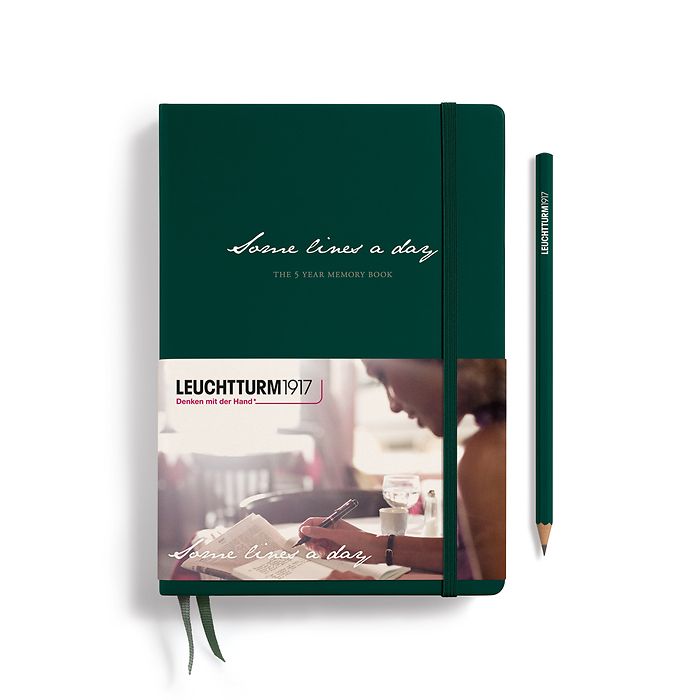 Leuchtturm A5 Some Lines Per Day - 5-Year Notebook