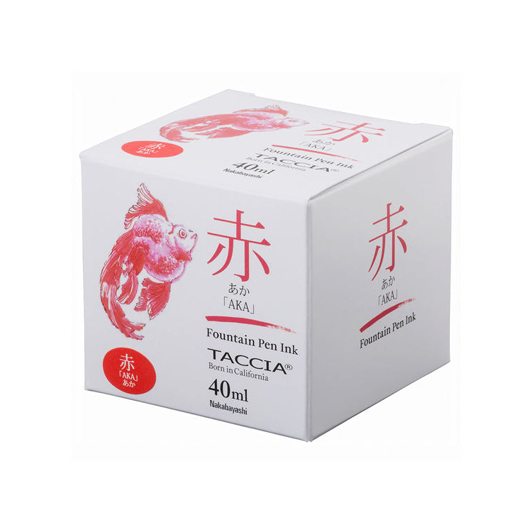 Taccia Sunao-Iro 40ml Bottled Ink - Aka
