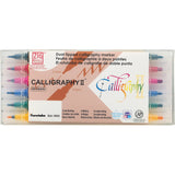 Kuretake Zig Memory System Calligraphy II (6 Color Set)