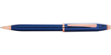 Century II Translucent Cobalt Blue Ballpoint Pen - view 3