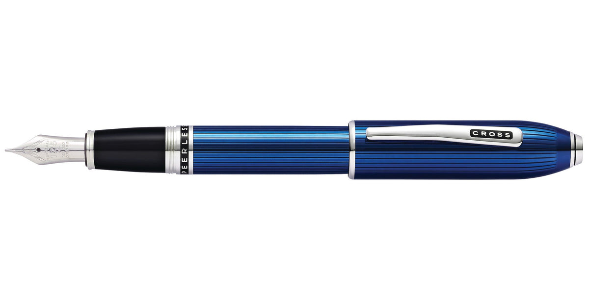 Peerless Translucent Quartz Blue Fountain Pen - view 3