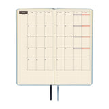 Hobonichi Techo Weeks - Leather: Snow Blue (April Start)
