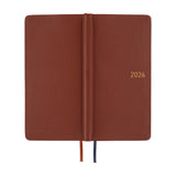 Hobonichi Techo Weeks - Leather: Wine Brown (April Start)