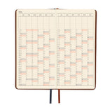 Hobonichi Techo Weeks - Leather: Wine Brown (April Start)
