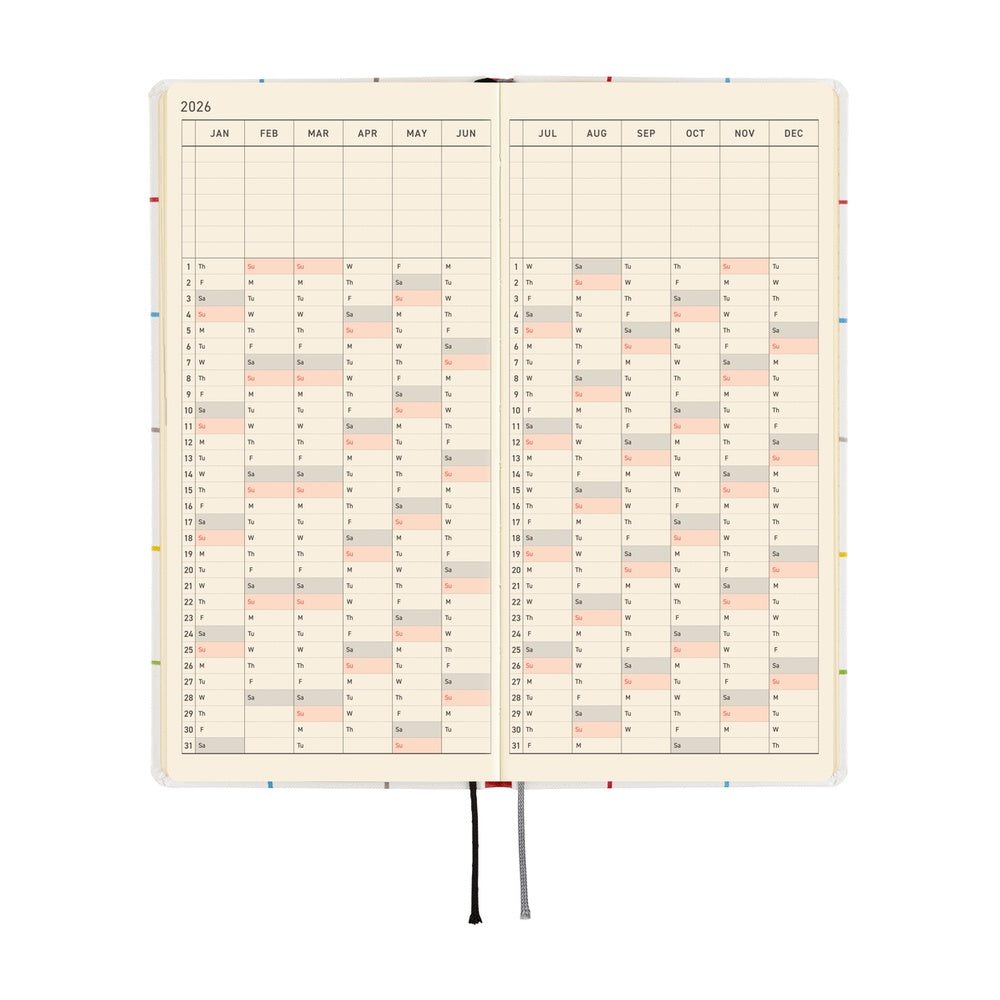 Hobonichi Techo Weeks - 100%ORANGE: Squirrel’s Moving Day (April Start)