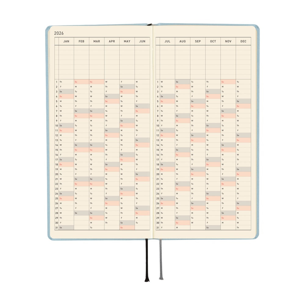 Hobonichi Techo Weeks - Paper Series: Sky (April Start)