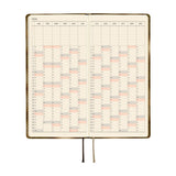Hobonichi Techo Weeks - Shirt Fabric: Foggy Plaid (April Start)