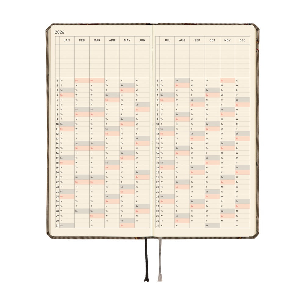 Hobonichi Techo Weeks - Bow & Tie: Galloping Horses (April Start)
