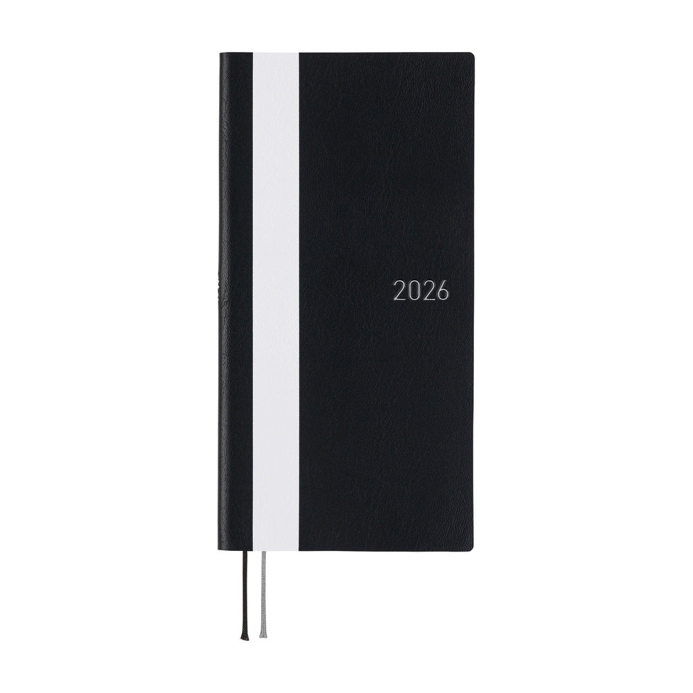 Hobonichi Techo Weeks - White Line: Black (April Start)