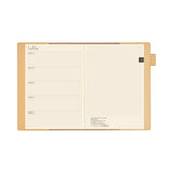 Hobonchi A5 5-Year Techo Set - Leather Cover (Natural)