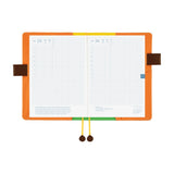 Hobonichi Techo A5 Cousin Planner Set - 100%ORANGE: Where’s the Squirrel Going (April Start)