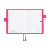 Hobonichi Techo A5 Cousin Planner Set - Makoto Matsubayashi: Pink Flowers (April Start)