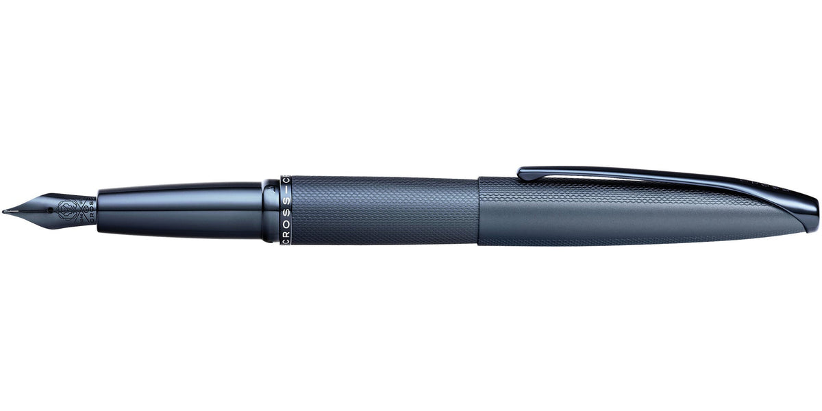 ATX Sandblasted Dark Blue Fountain Pen - view 4