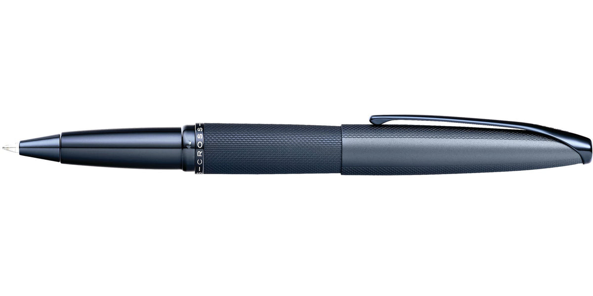 ATX Sandblasted Dark Blue Rollerball Pen - view 4