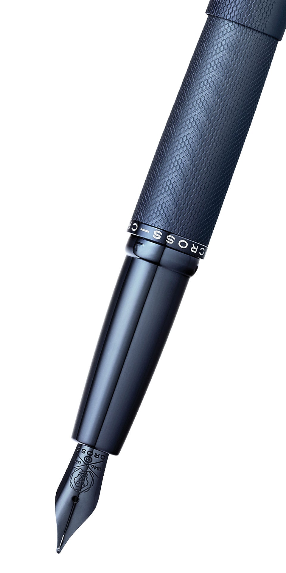 ATX Sandblasted Dark Blue Fountain Pen - view 2