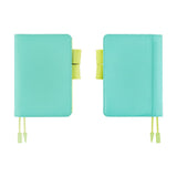 Hobonichi Techo A6 Original Planner Set - Colors: Aqua Lime (April Start)