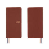 Hobonichi Techo Weeks - Leather: Wine Brown (April Start)