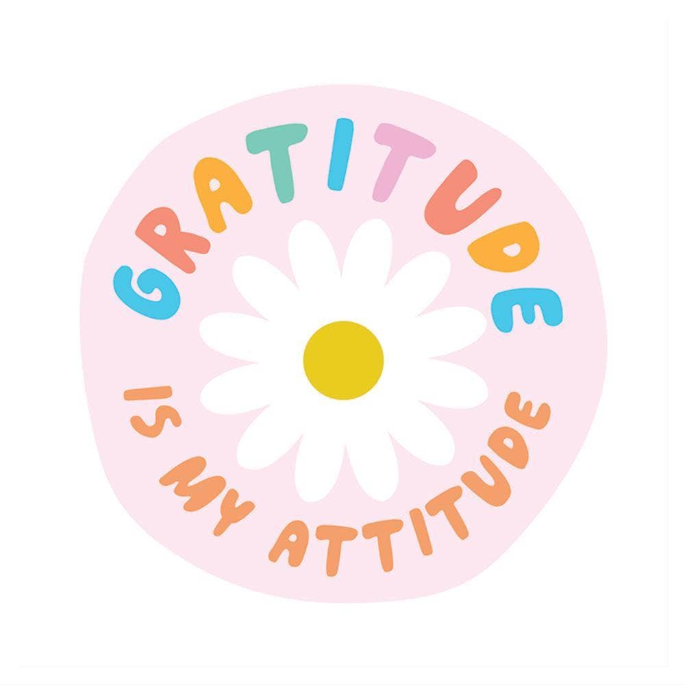 Atlas Stationers - Pipsticks Gratitude Is My Attitude Vinyl - Stickers