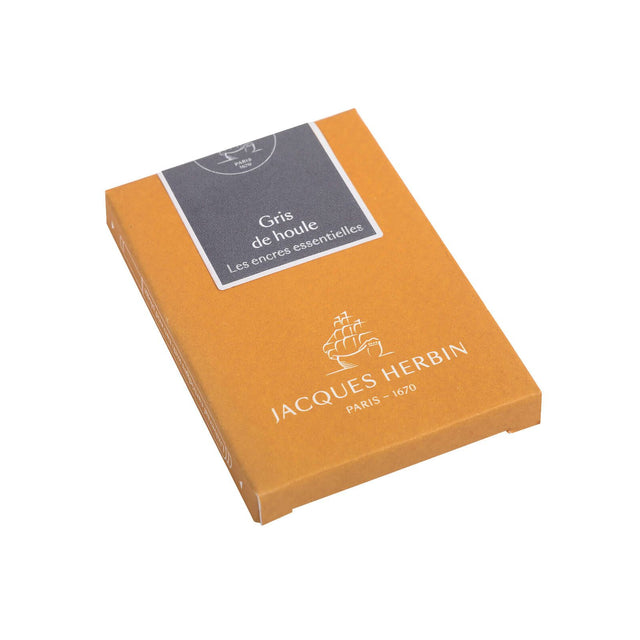 Jacques Herbin Essential - Gris De Houle - Ink Cartridges | Atlas Stationers.