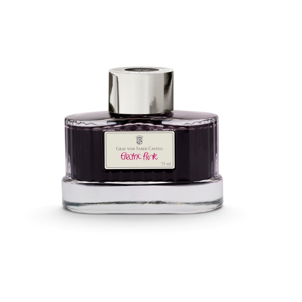 Graf von Faber-Castell - Electric Pink - 75ml Bottled Ink | Atlas Stationers.