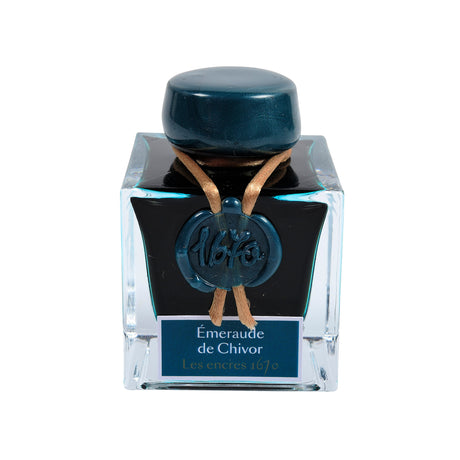 Herbin 1670 Ink - Emerald of Chivor - 50ml Bottled Ink | Atlas Stationers.