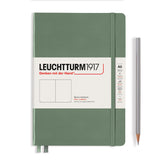 Leuchtturm A5 Hardcover Notebook - Olive - Plain | Atlas Stationers.