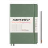 Leuchtturm A5 Hardcover Notebook - Olive - Dot Grid | Atlas Stationers.