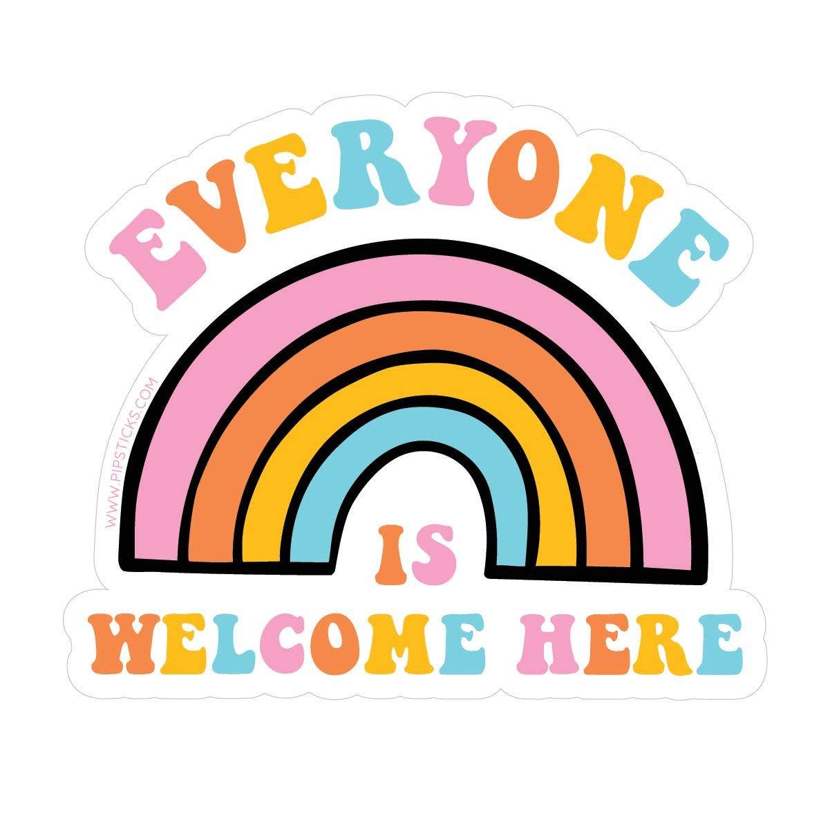 Atlas Stationers - Pipsticks Everyone Is Welcome Here Vinyl - Stickers