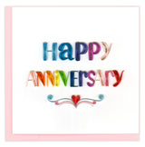 Quilled Happy Anniversary Card | Atlas Stationers.