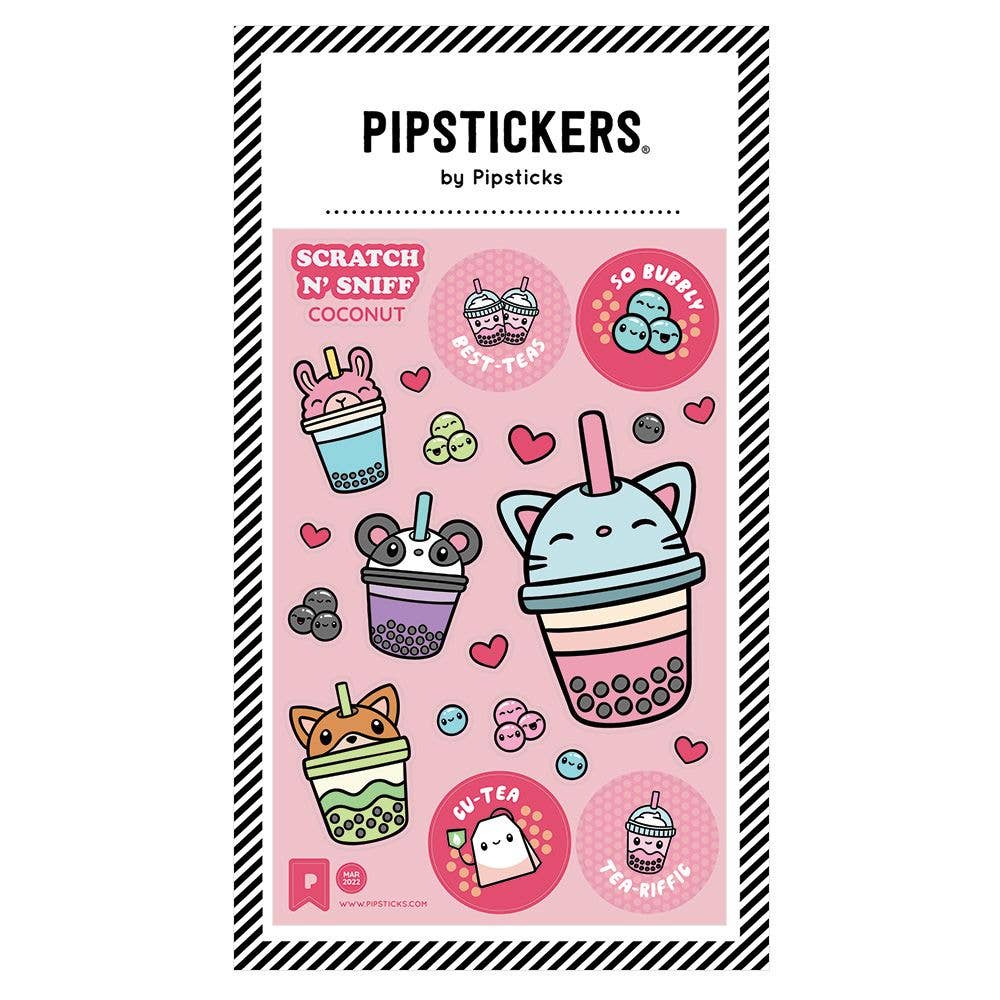 Pipsticks Bubbly Best-Teas Scratch 'n Sniff
